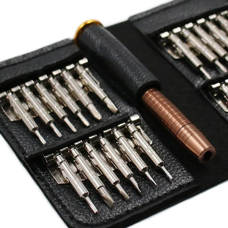 25-in-1 Precision Screwdriver Set for Electronics Repair - Grab & Glow