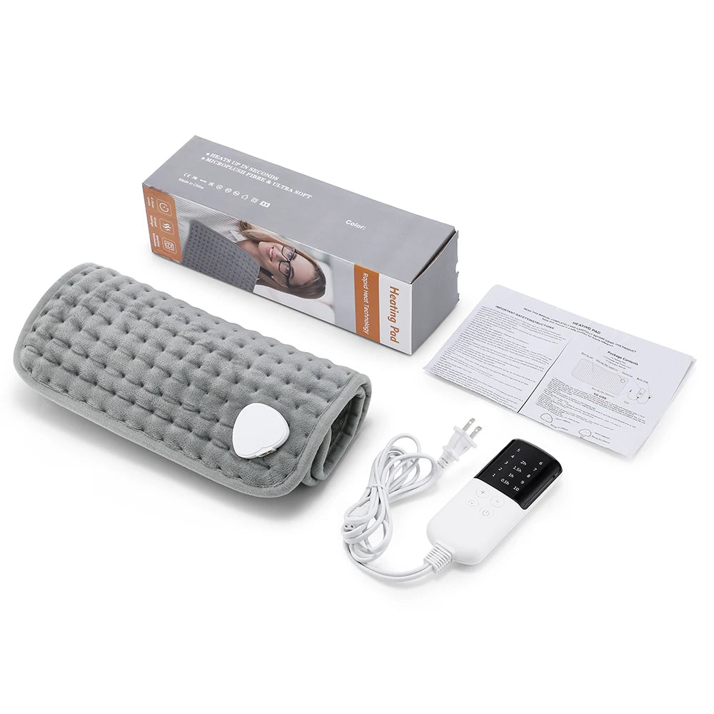 58x29CM Heating Pad 10 Level 4 Mode Timing Heating Blanket Winter Warm Keeping Legs Abdomen Hands Body Warmer Heating Mat by Grab & Glow
