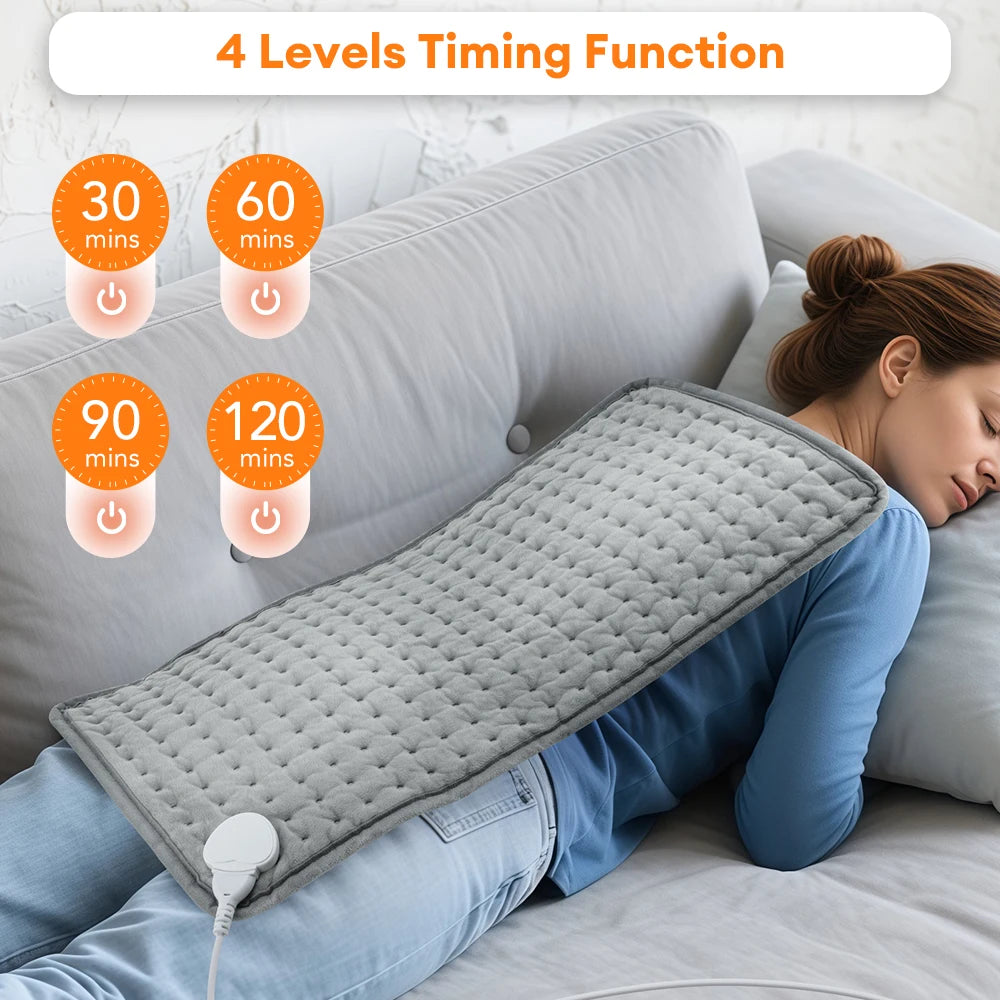Electric Heating Pad Winter Warm For Bed Blankets Office Home Foot Hand Warmer Sheet Camping Heater 110V 220V Washable 60*30CM by Grab & Glow