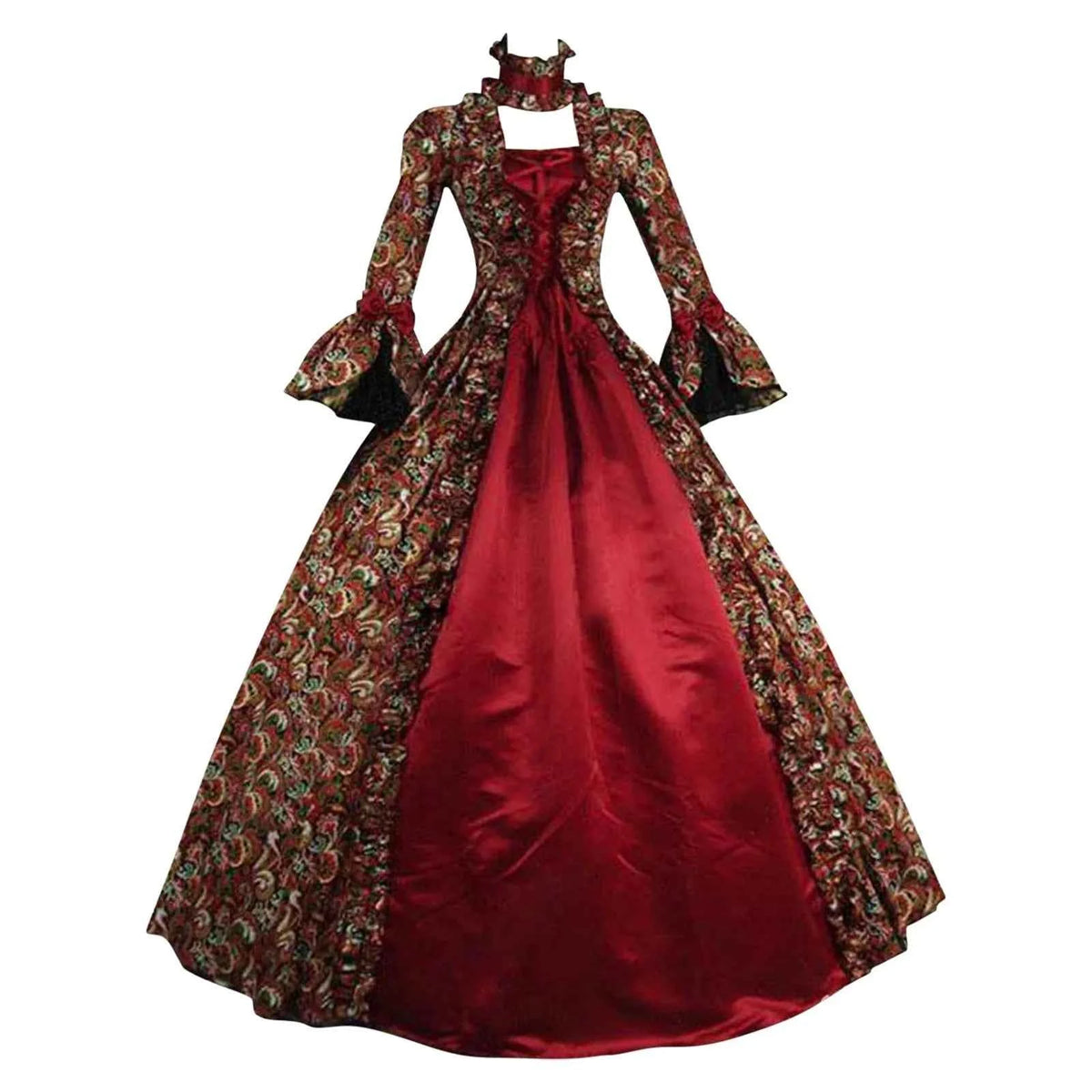 Renaissance 18th Century Baroque Rococo Dresses Victorian Masquerade Gowns Historical Theater Clothing Halloween Christmas - Grab & Glow
