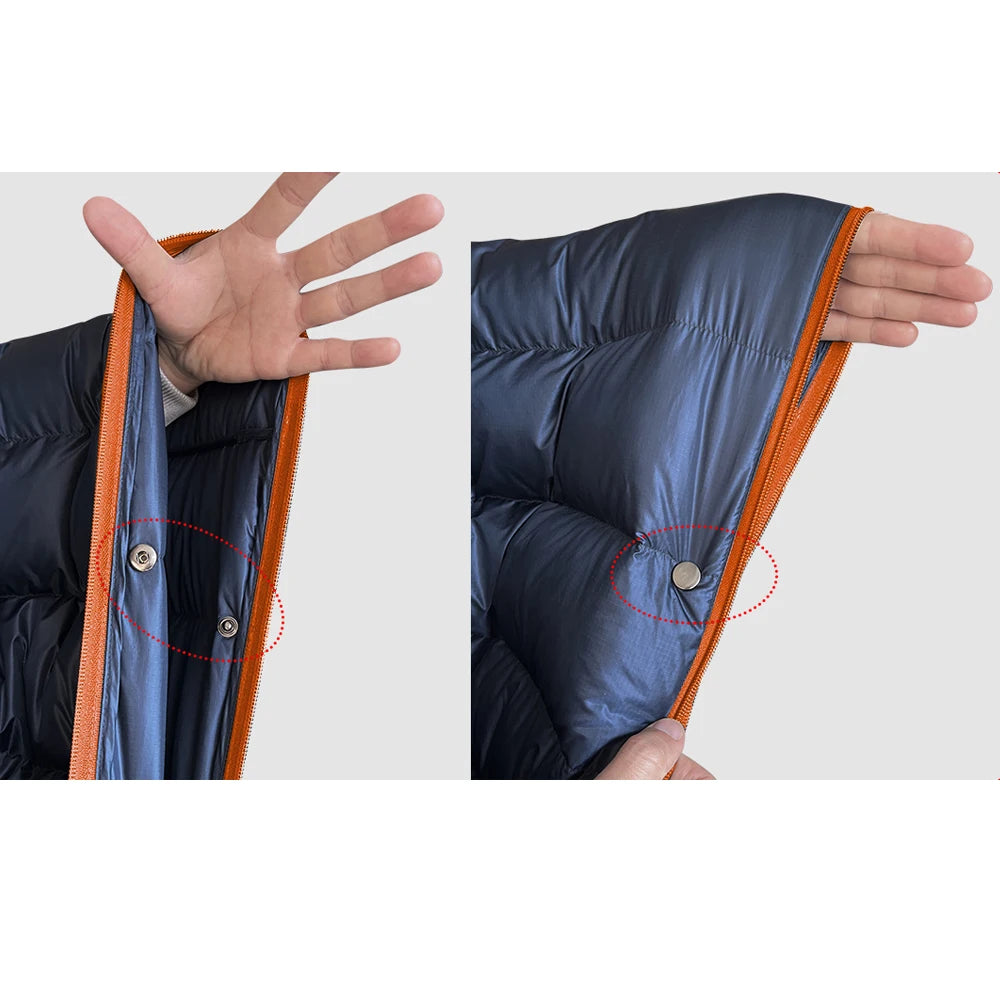 Kamperbox Winter Sleeping Bag Poncho Winter Camping Poncho Winter Wearable Sleeping Bag Camping Blanket PC600 by Grab & Glow