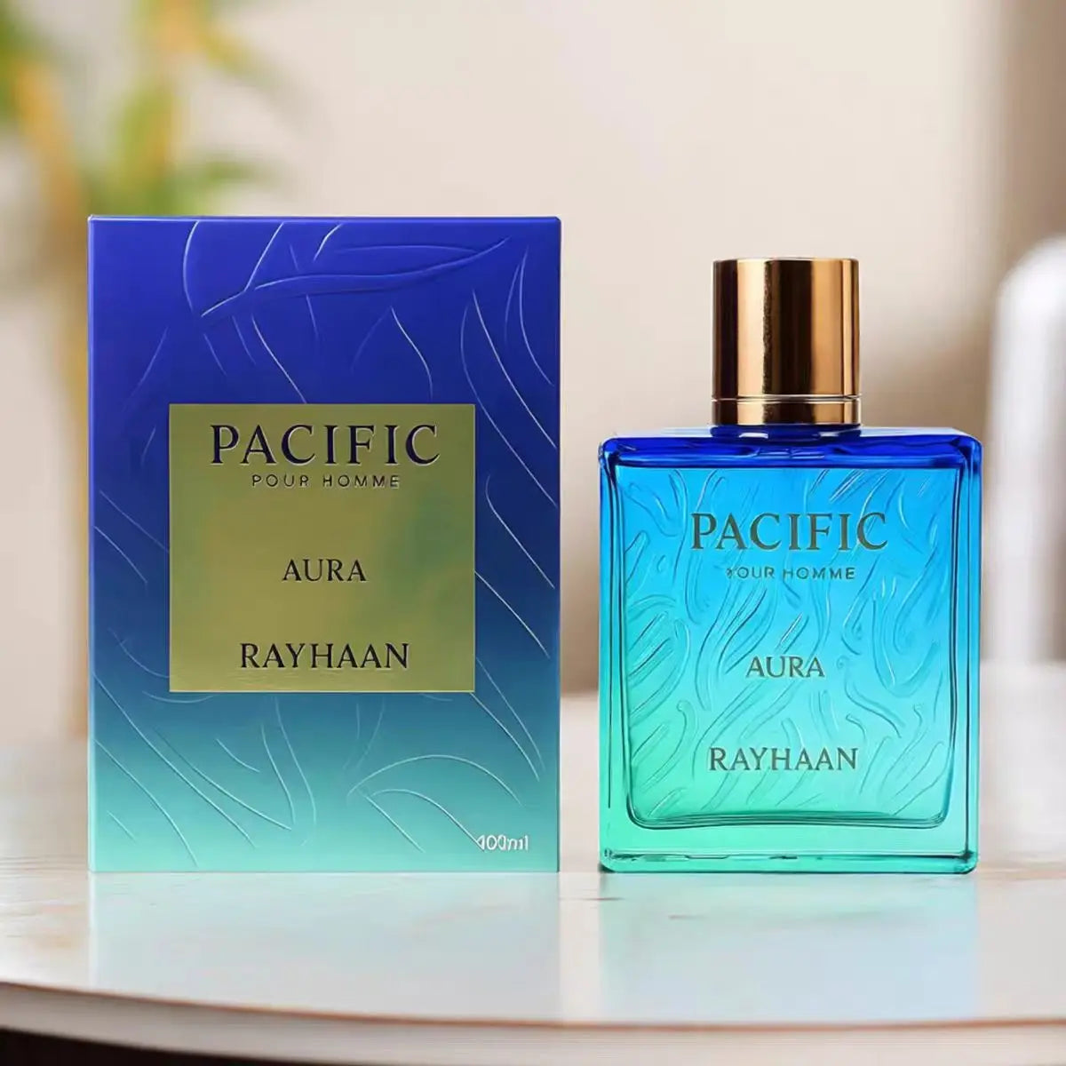 Rayhaan Pacific Halo Men's perfume has a clear ocean flavor, clean and transparent like the sea breeze, and the bottle body has a sense of summer holiday atmosphere by Grab & Glow