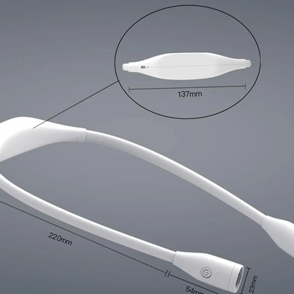 Knitting Light Around Neck Knitting Led Light Bendable Neck Lights Hands Free Rechargeable Reading Lights For Books In Bed by Grab & Glow