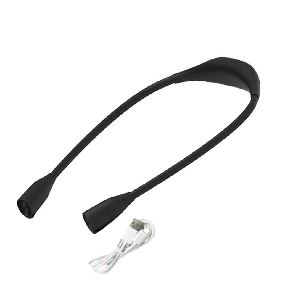 Knitting Light Around Neck Knitting Led Light Bendable Neck Lights Hands Free Rechargeable Reading Lights For Books In Bed by Grab & Glow