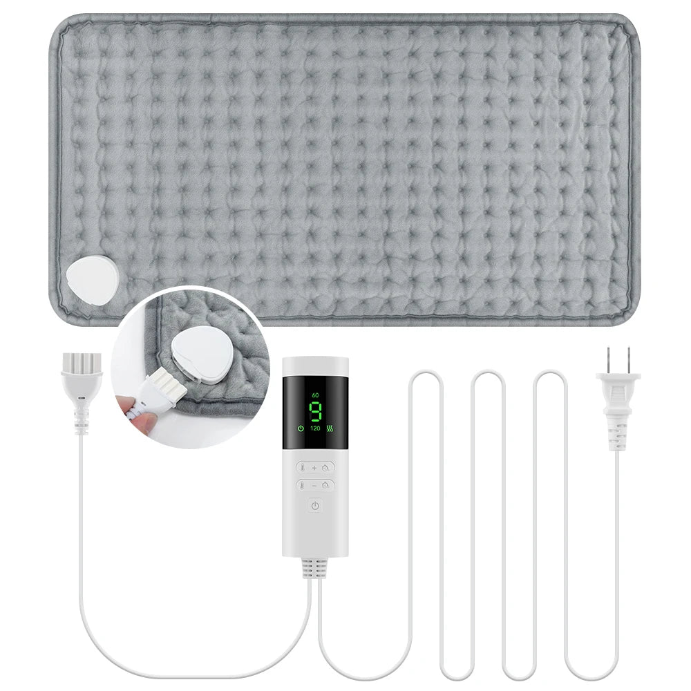 Electric Heating Pad Winter Warm For Bed Blankets Office Home Foot Hand Warmer Sheet Camping Heater 110V 220V Washable 60*30CM by Grab & Glow