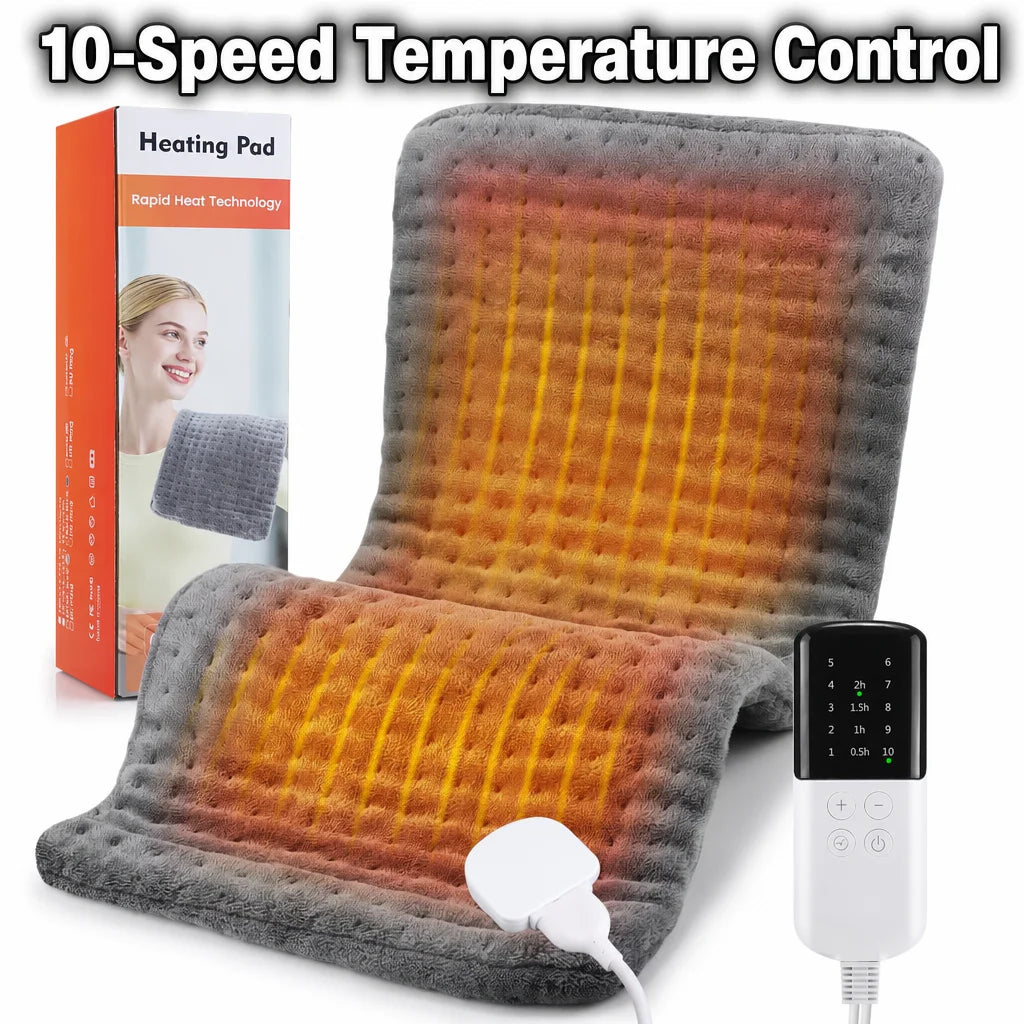Electric Heating Pad Winter Warm For Bed Blankets Office Home Foot Hand Warmer Sheet Camping Heater 110V 220V Washable 60*30CM by Grab & Glow