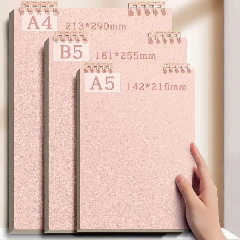 A5 Back to School Deals! 60 Sheets Premium Thick Spiral Journal, Smooth Lined Pages, Strong PP Cover, Perfect for Kids & College Students by Grab & Glow