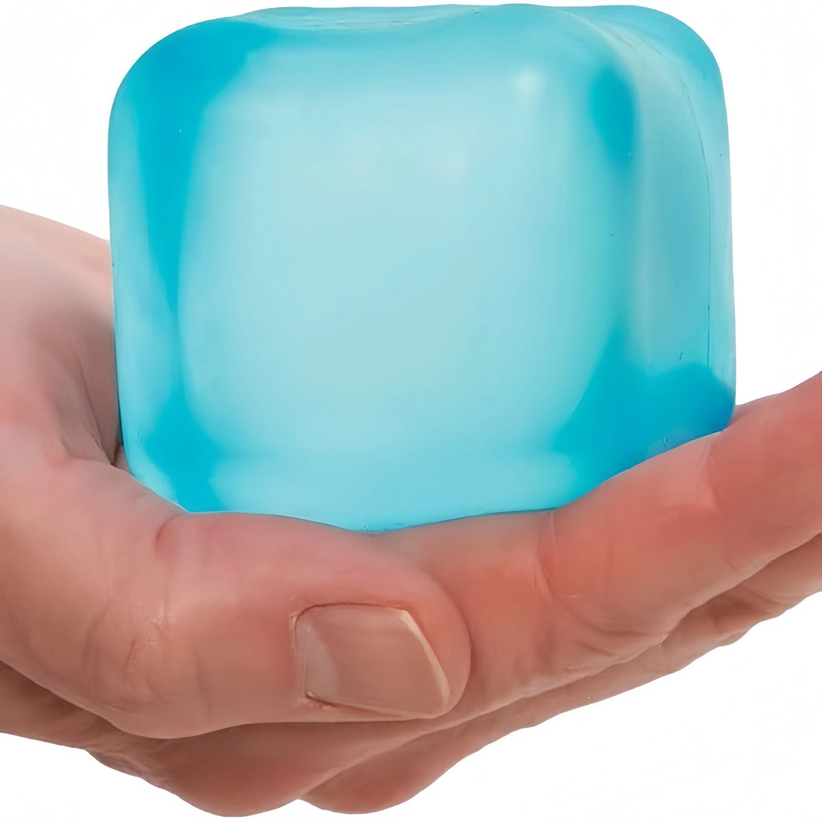 Nice Cube, Ice Cube Squishies Toys, Durable, Slow-Rebound Fingertip Exquisite Spherical Ice Cube With Box, Non-Sticky Desk Toy For Relaxation & Focus For Adult, Classroom Prizes, Novelty Gift for Kids and Adults, Christmas/Ha by Grab & Glow