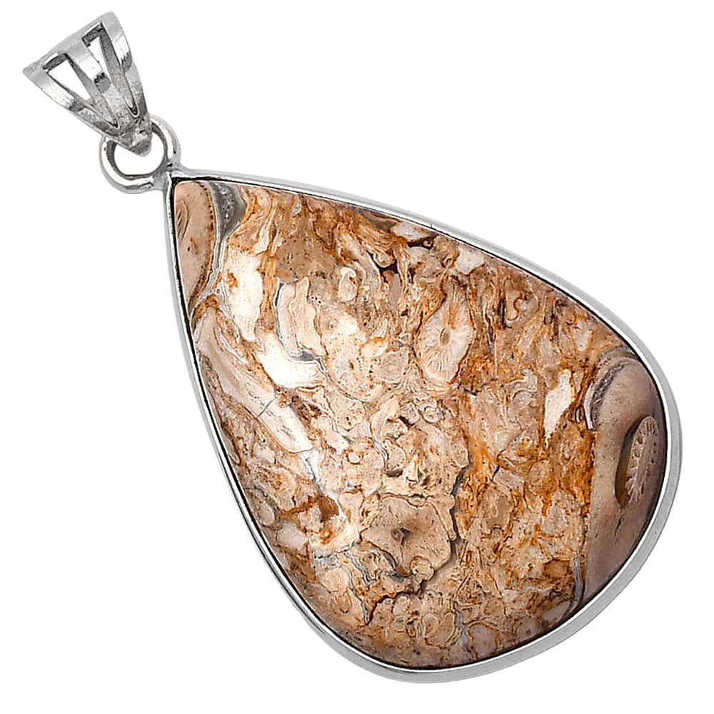 Natural Rock Calcy Pendant P-1001 SDP141946 - Grab & Glow