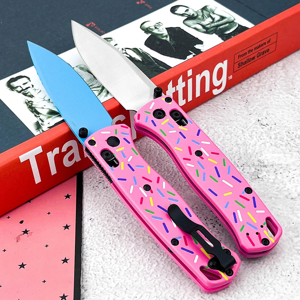 Portable Wilderness Climbing Knife Outdoor Folding Blade Utility Knife Jungle Adventure Hiking Fishing Camping EDC Knives Ergonomic Handle Fruit Knife by Grab & Glow