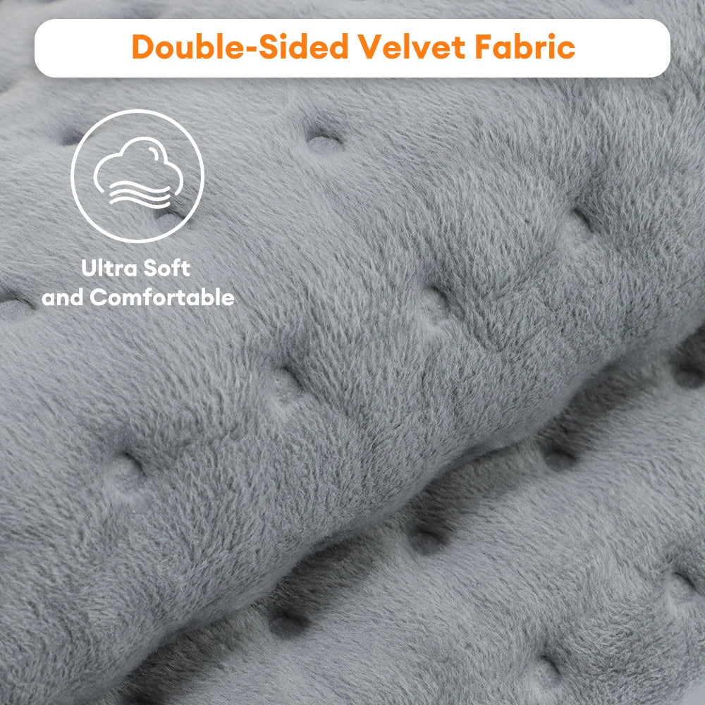 Electric Heating Pad Winter Warm For Bed Blankets Office Home Foot Hand Warmer Sheet Camping Heater 110V 220V Washable 60*30CM by Grab & Glow