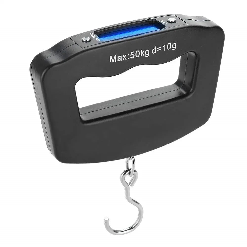 50kg/10g Digital Luggage Scale Electronic Portable Suitcase Travel Weighs With Backlight Electronic Travel Hanging Scales - Grab & Glow