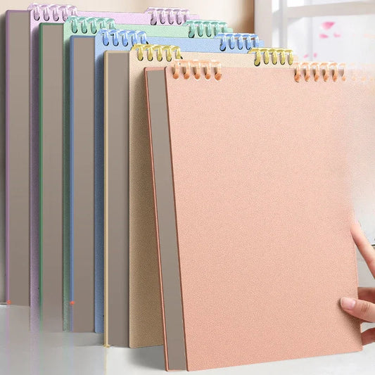 A5 Back to School Deals! 60 Sheets Premium Thick Spiral Journal, Smooth Lined Pages, Strong PP Cover, Perfect for Kids & College Students by Grab & Glow