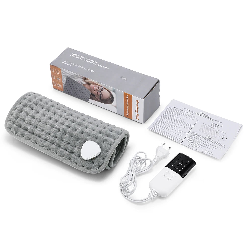 58x29CM Heating Pad 10 Level 4 Mode Timing Heating Blanket Winter Warm Keeping Legs Abdomen Hands Body Warmer Heating Mat by Grab & Glow