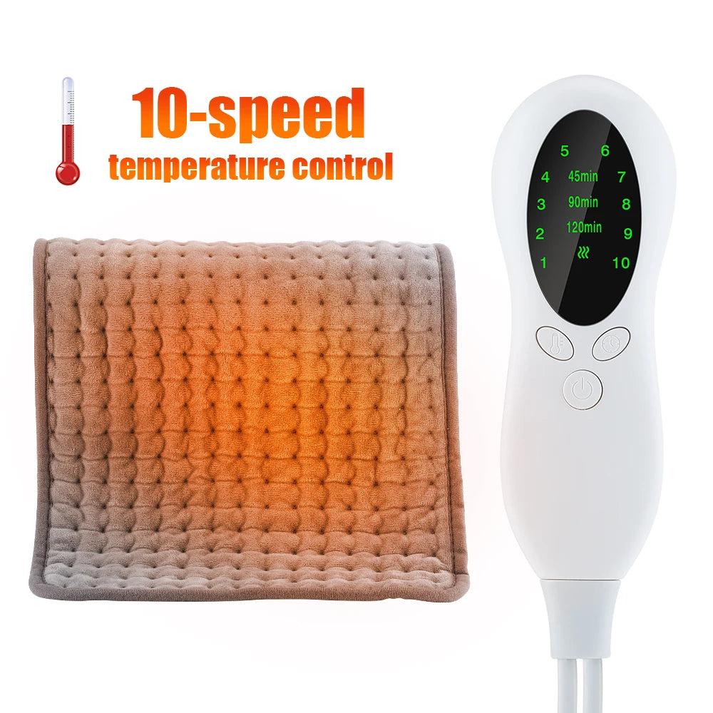 Electric Heating Pad Winter Warm For Bed Blankets Office Home Foot Hand Warmer Sheet Camping Heater 110V 220V Washable 60*30CM by Grab & Glow