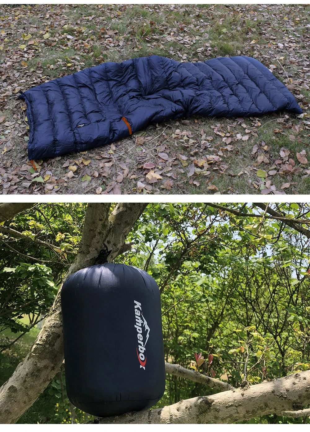 Kamperbox Winter Sleeping Bag Poncho Winter Camping Poncho Winter Wearable Sleeping Bag Camping Blanket PC600 by Grab & Glow