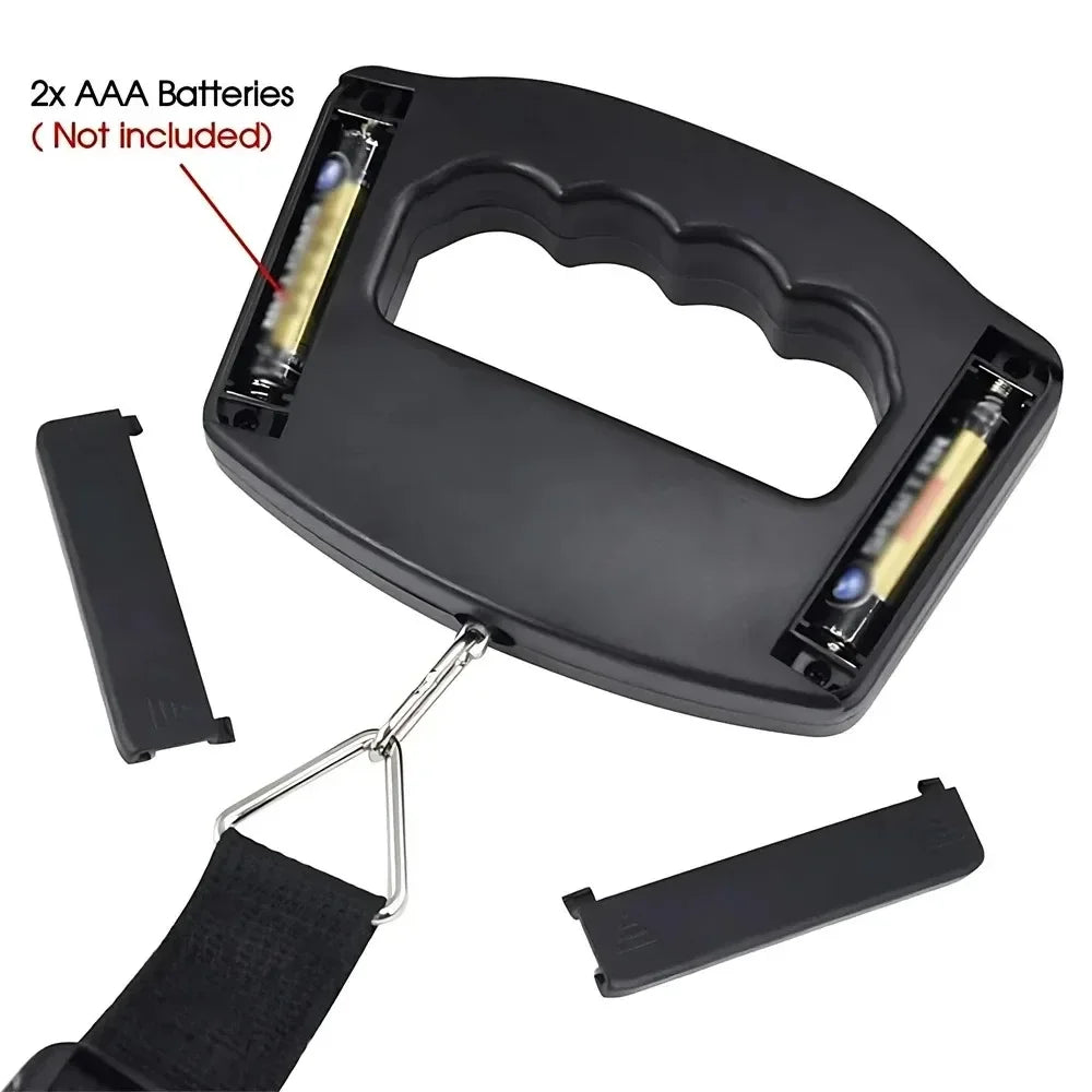 50kg/10g Digital Luggage Scale Electronic Portable Suitcase Travel Weighs With Backlight Electronic Travel Hanging Scales - Grab & Glow
