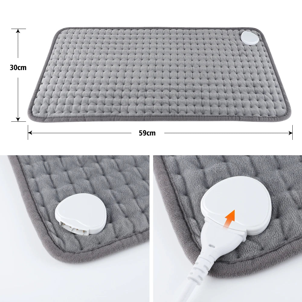 Electric Heating Pad Winter Warm For Bed Blankets Office Home Foot Hand Warmer Sheet Camping Heater 110V 220V Washable 60*30CM by Grab & Glow