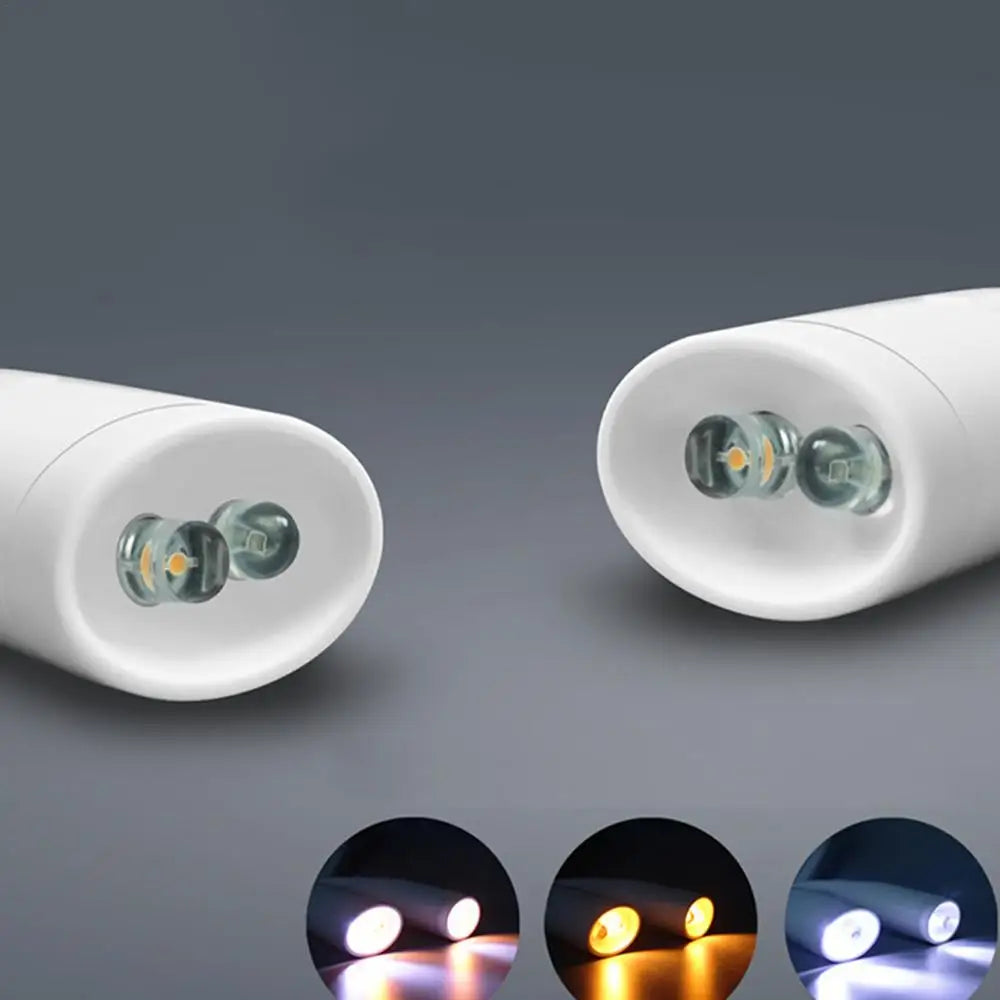 Knitting Light Around Neck Knitting Led Light Bendable Neck Lights Hands Free Rechargeable Reading Lights For Books In Bed by Grab & Glow