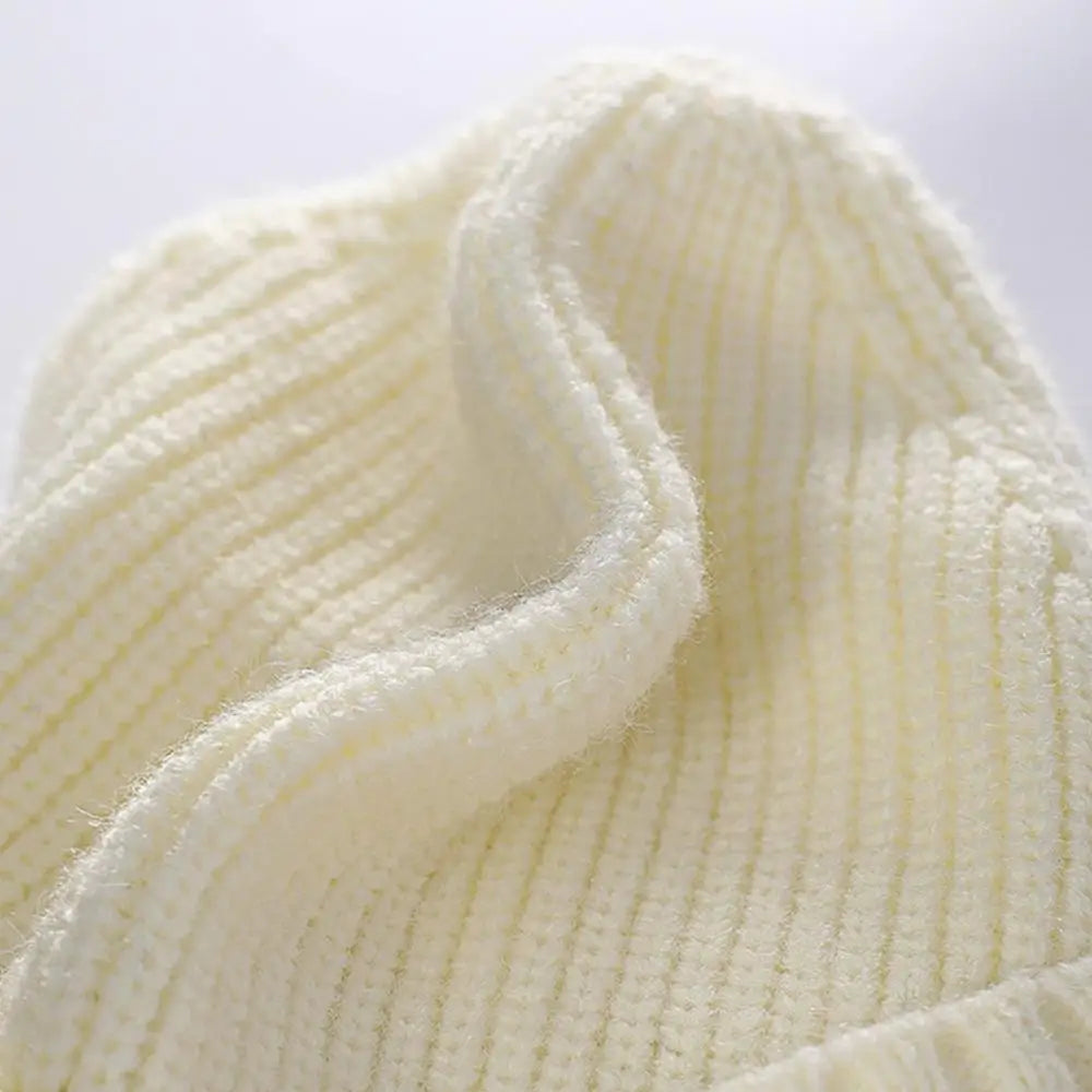 Knit Beanie Winter Beanie Outdoor Warm Hat Comfortable Ear Protection Winter Hat Knit Caps Breathable For Ski Hiking Running by Grab & Glow