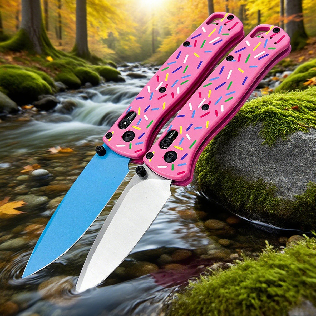 Portable Wilderness Climbing Knife Outdoor Folding Blade Utility Knife Jungle Adventure Hiking Fishing Camping EDC Knives Ergonomic Handle Fruit Knife by Grab & Glow