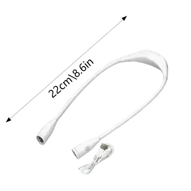 Knitting Light Around Neck Knitting Led Light Bendable Neck Lights Hands Free Rechargeable Reading Lights For Books In Bed by Grab & Glow