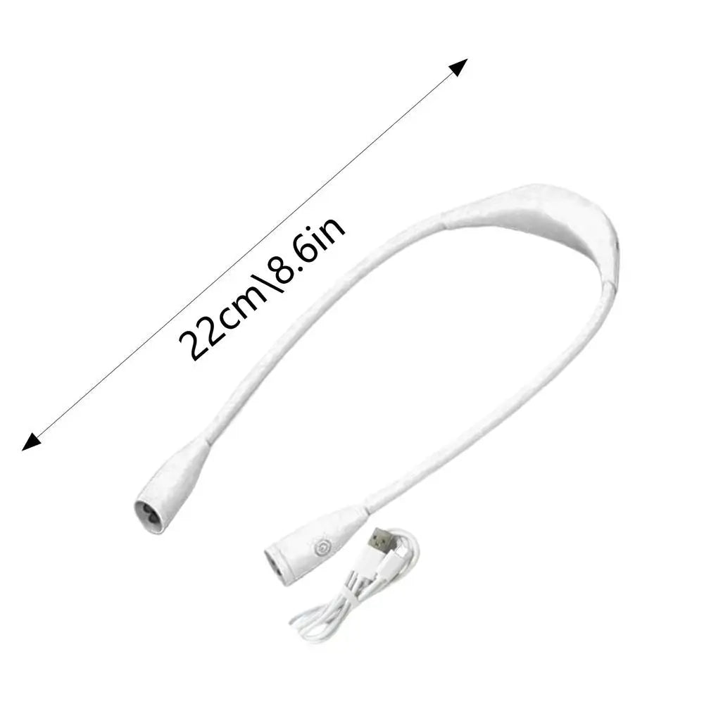 Knitting Light Around Neck Knitting Led Light Bendable Neck Lights Hands Free Rechargeable Reading Lights For Books In Bed by Grab & Glow
