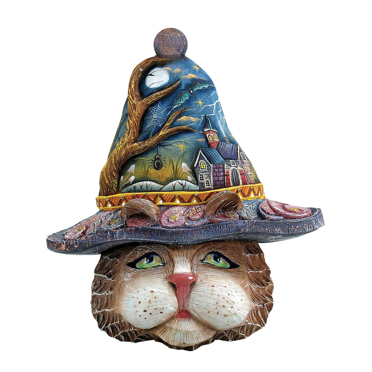 Halloween Eve Cat Halloween Door Decor by G. DeBrekht - Thanksgiving Halloween Decor - 8161039H - Grab & Glow
