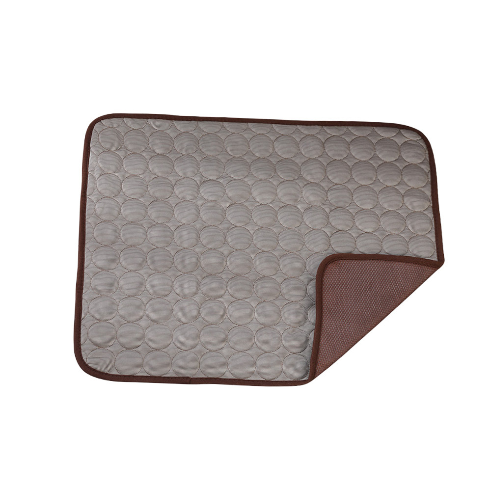 Pet Ice Silk Pad - Summer Cooling Pad For Sofa, Breathable And Anti-slip, Anti-biting Dog Bed Ice Pad, Summer Coolness Dog Pad - Grab & Glow