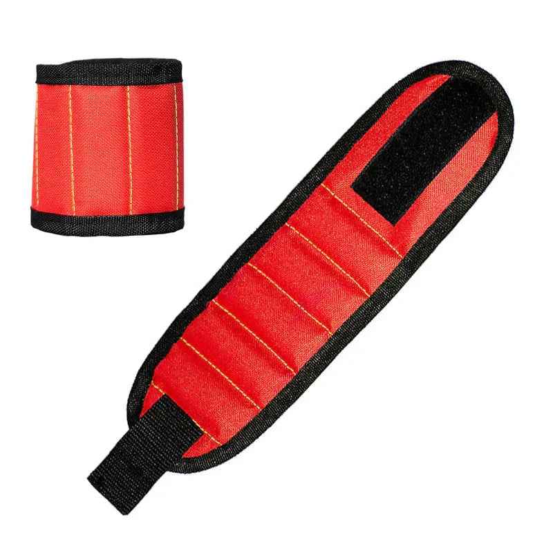 Strong Magnetic Wristband – Portable Tool Bag for Holding Screws, Nails, Nuts, Bolts, and Drill Bits - Grab & Glow