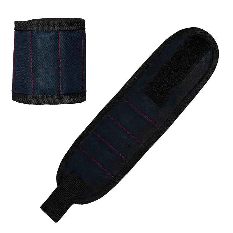 Strong Magnetic Wristband – Portable Tool Bag for Holding Screws, Nails, Nuts, Bolts, and Drill Bits - Grab & Glow