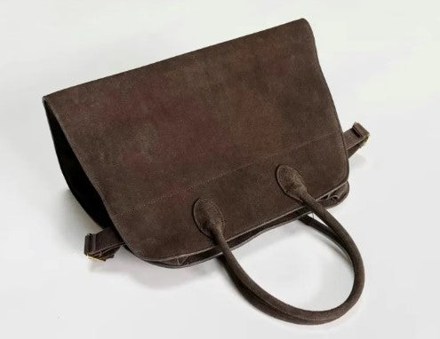 Top Layer Cowhide Handbag - Grab & Glow