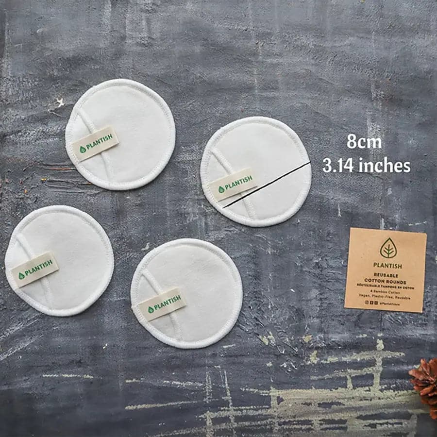 Reusable Cotton Rounds - Cotton + Bamboo Set - Grab & Glow