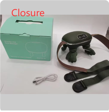 Electric Neck And Shoulder Muscle Massager Wireless Shoulder And Back Kneading Massage Shawl Neck Masajeador Relax Pain Relief - Grab & Glow
