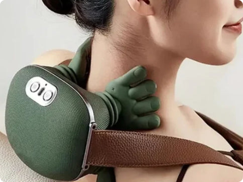 Electric Neck And Shoulder Muscle Massager Wireless Shoulder And Back Kneading Massage Shawl Neck Masajeador Relax Pain Relief - Grab & Glow