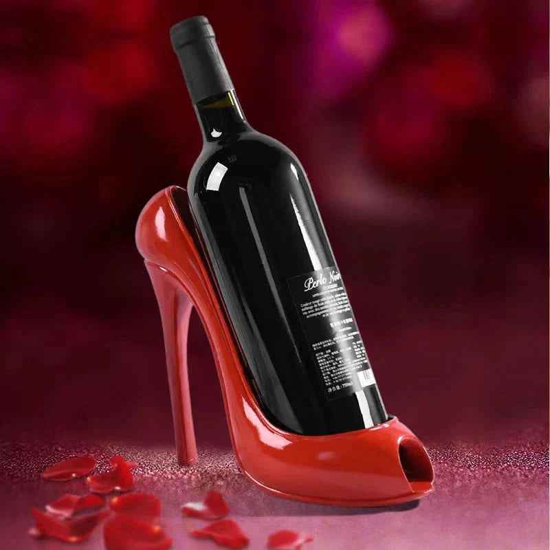 High Heel Shoe Wine Bottle Holder - Grab & Glow