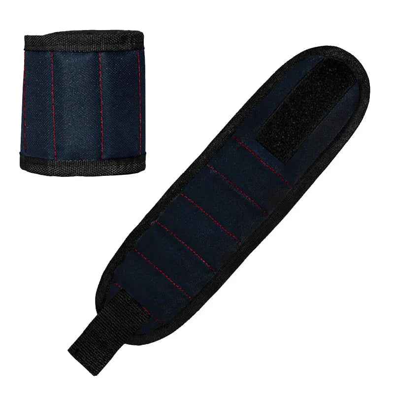 Strong Magnetic Wristband – Portable Tool Bag for Holding Screws, Nails, Nuts, Bolts, and Drill Bits - Grab & Glow