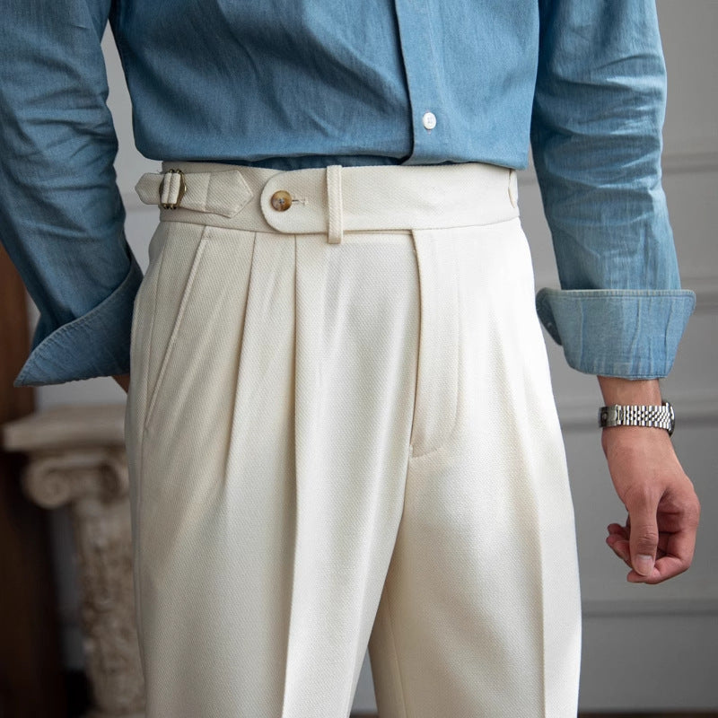 British Men Business Casual Pants - Grab & Glow