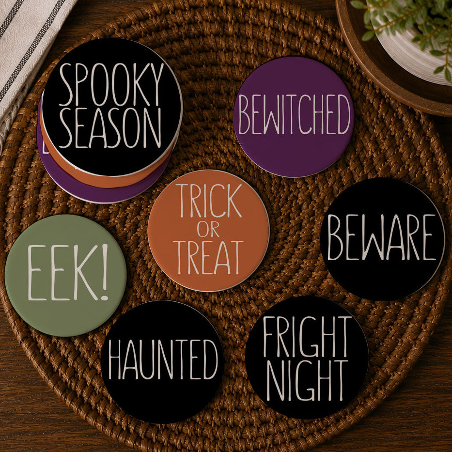 Halloween Coasters - Grab & Glow