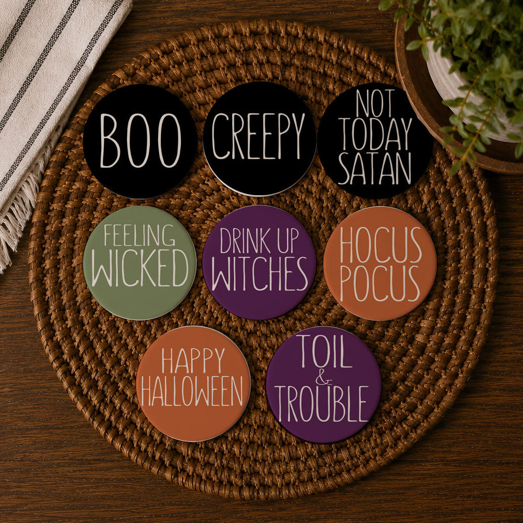 Halloween Coasters - Grab & Glow