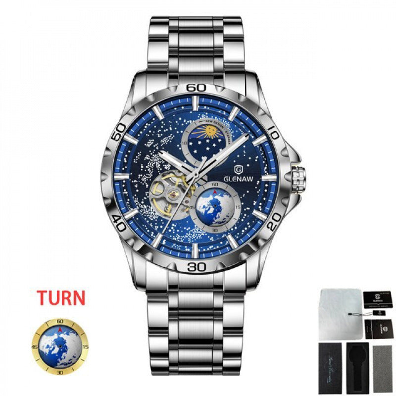 Men's Simple Stainless Steel Quartz Watch - Grab & Glow