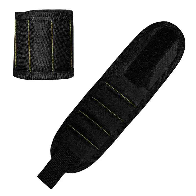 Strong Magnetic Wristband – Portable Tool Bag for Holding Screws, Nails, Nuts, Bolts, and Drill Bits - Grab & Glow