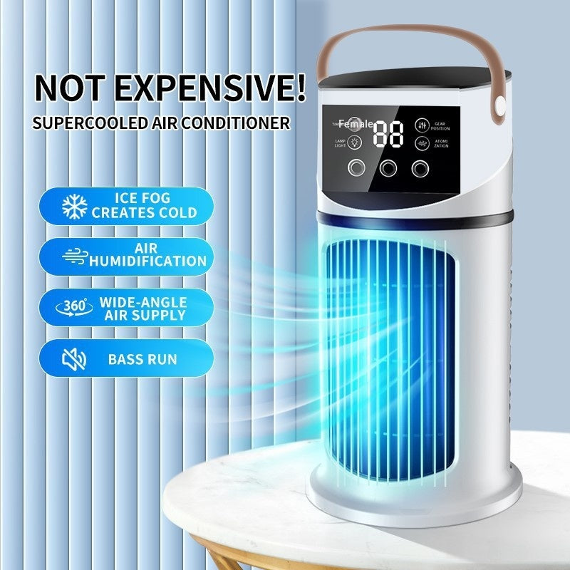 Portable Air Conditioner USB Mini Air Conditioner Air Cooler Fan Water Cooling Fan Air Conditioning Air Cooler For Home Office - Grab & Glow