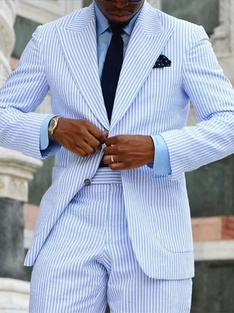 Suit-style Printed Casual Long-sleeve - Grab & Glow