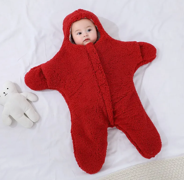 Home Fashion Simple Pentagram Shape Baby Cuddling Quilt - Grab & Glow