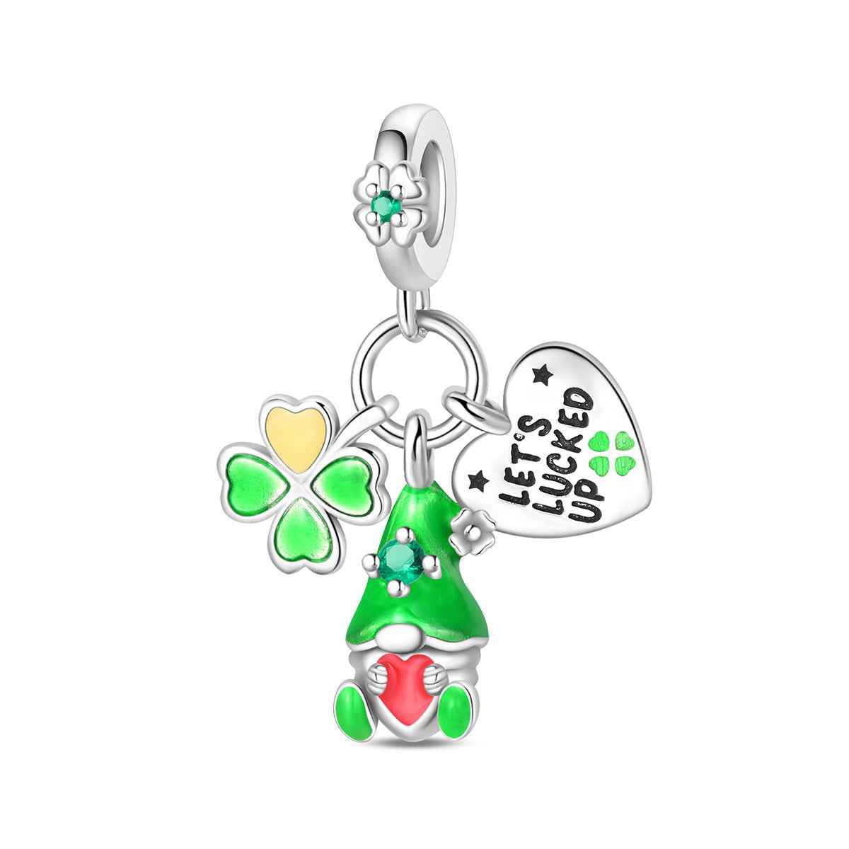 St Patrick's Day DIY Bracelet Accessories Pendants And Beads - Grab & Glow
