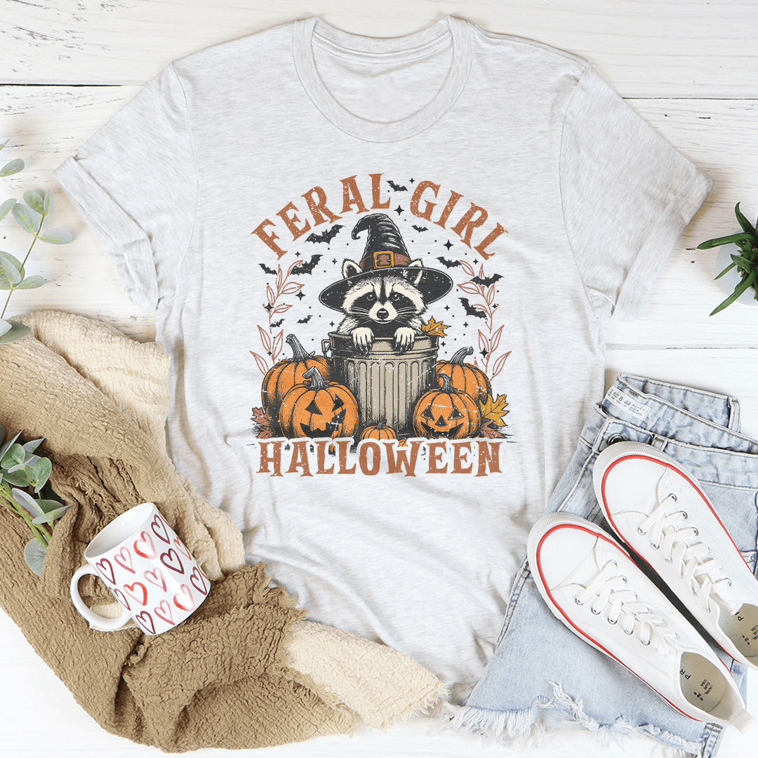 Feral Girl Halloween Tee - Grab & Glow