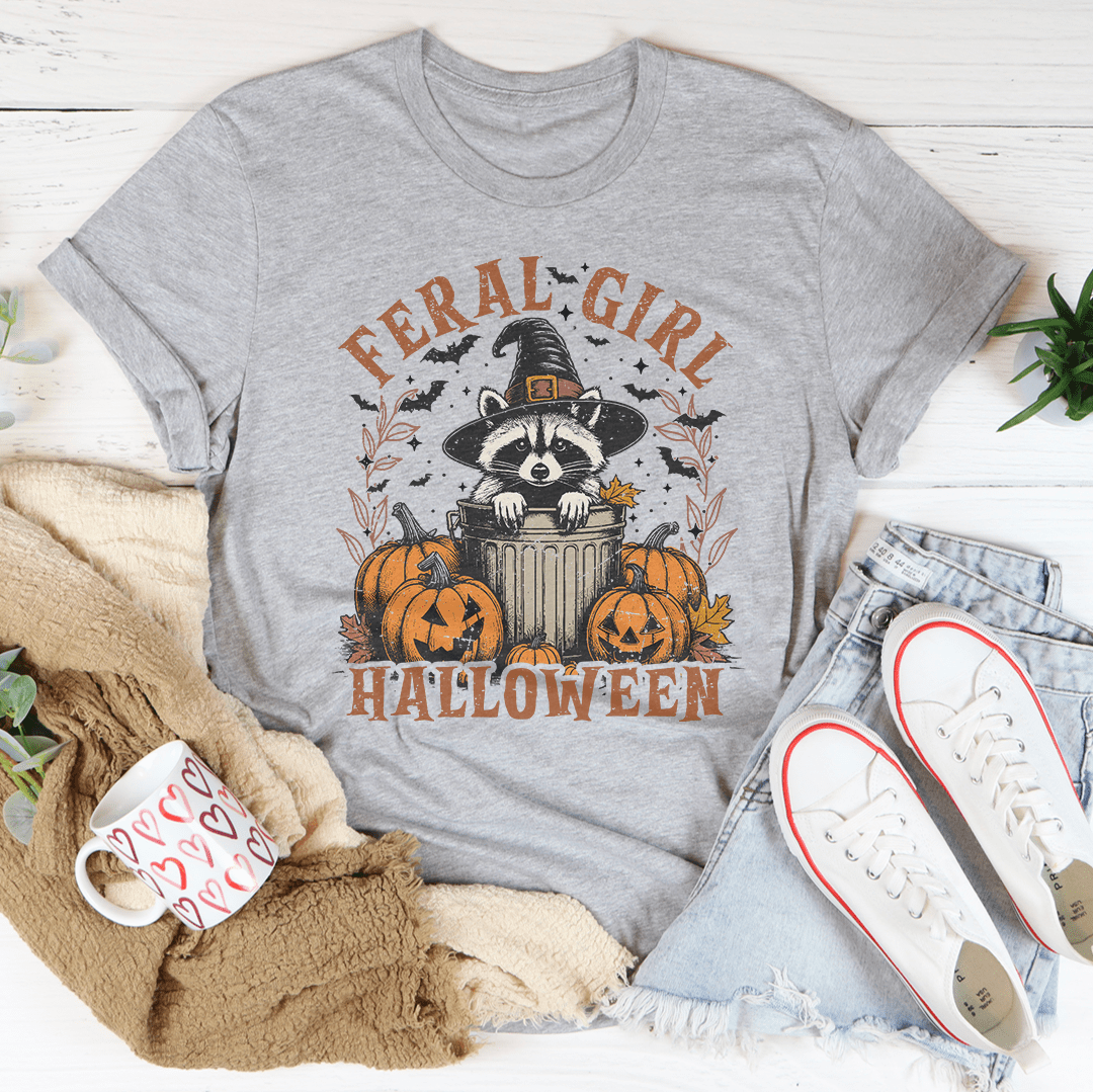 Feral Girl Halloween Tee - Grab & Glow