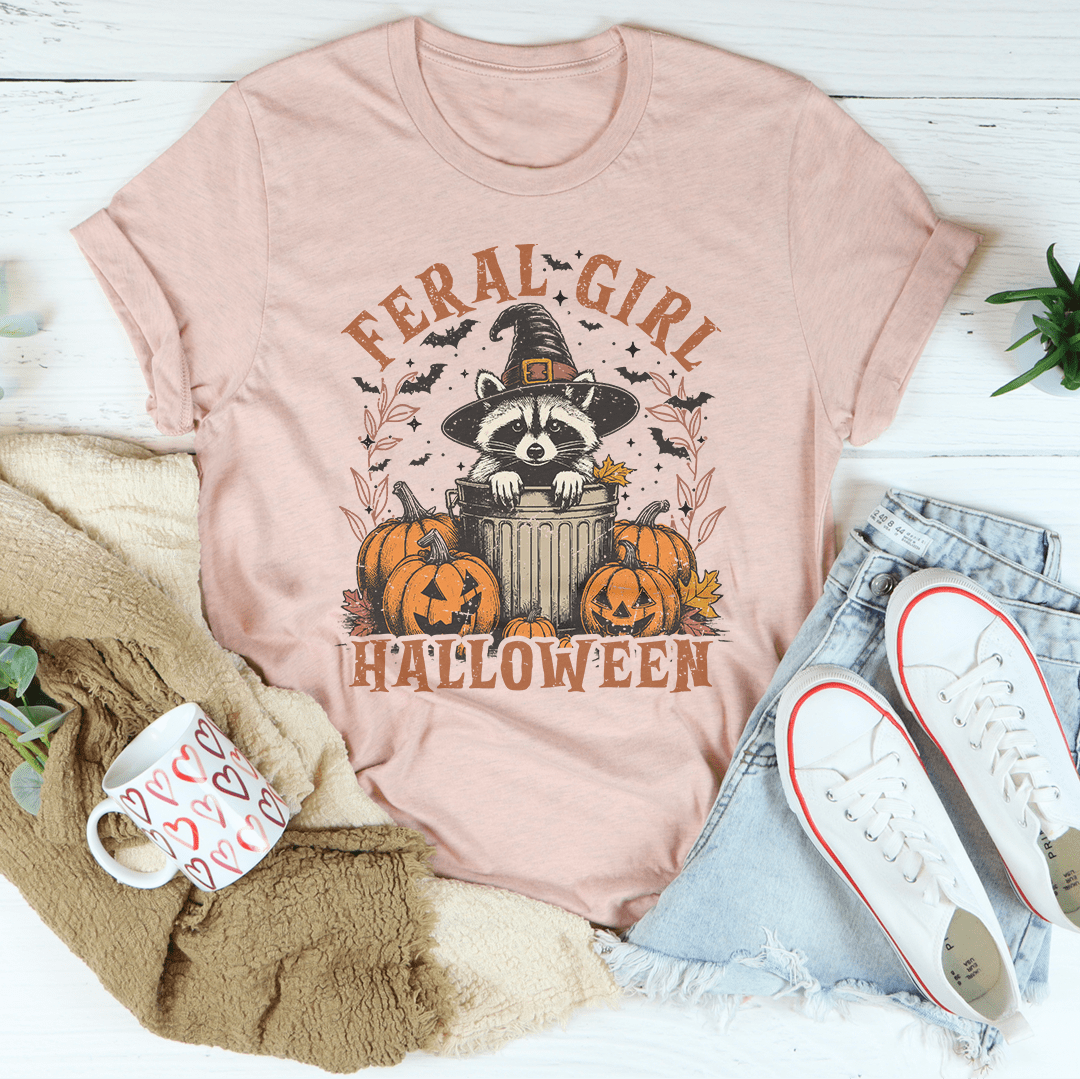 Feral Girl Halloween Tee - Grab & Glow
