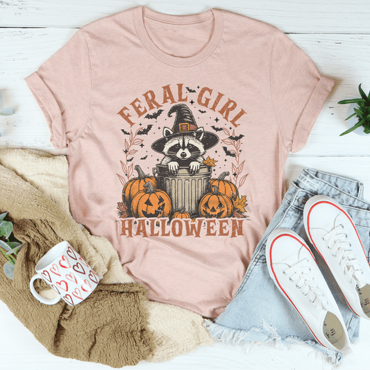 Feral Girl Halloween Tee - Grab & Glow
